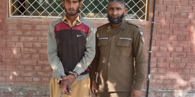 لیہ پولیس کی معیاری تفتیش کی بدولت،کم سن بچی سے نازیبا حرکات کرنے والے ملزم کو 14 سال قید با مشقت اور 10 لاکھ روپے جرمانہ کی سزا