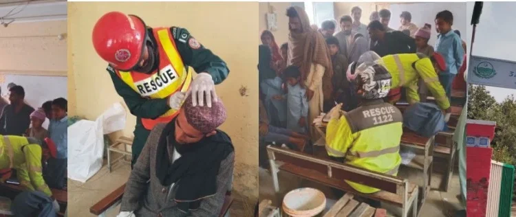 ضلع لیہ کے گورنمنٹ پرائمری اسکول ڈڈھے والا میں شہد کی مکھیوں کا حملہ، 6 افراد متاثر، چار بچے اور دو اساتذہ زخمی، ریسکیو ٹیموں نے بروقت کارروائی کرتے ہوئے متاثرین کو ٹی ایچ کیو چوبارہ منتقل کر دیا