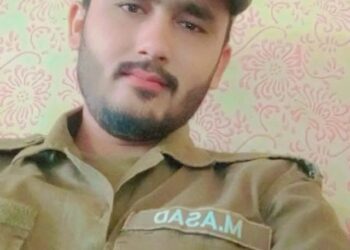 لیہ شہید پولیس اہلکار کی فائل فوٹو