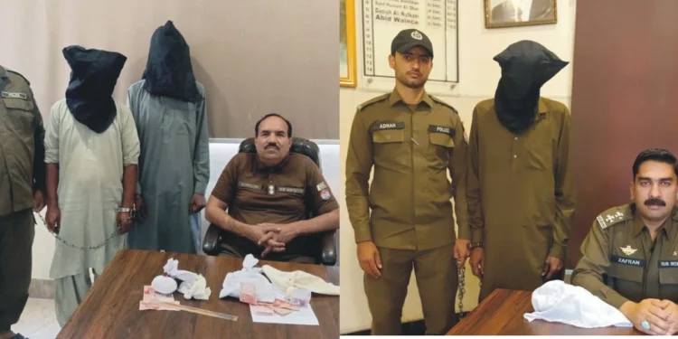 تھانہ کوٹ سلطان اور تھانہ سٹی پولیس کا منشیات فروشوں کے خلاف کریک ڈائون جاری ،کامیاب کاروائیوں کے دوران تین ملزمان گرفتار ،1240 گرام آئس برآمد ،مقدمات درج