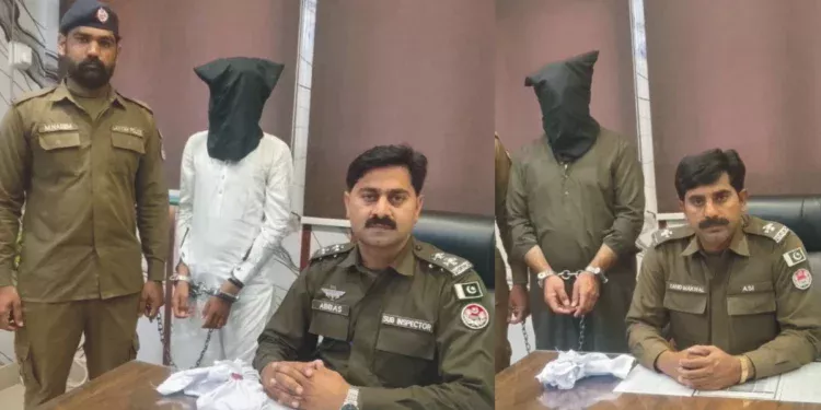 چوک اعظم پولیس کی کارروائی، اسلحہ ناجائز رکھنے والے دو ملزمان گرفتار پستول معہ راؤنڈ برآمد، مقدمات درج — شرپسند عناصر کے خلاف کارروائیاں جاری رکھنے کا عزم