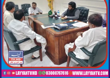 اسسٹنٹ کمشنر لیہ رانا زوہیب کریم کی زیر صدارت صدر نمبردار ایسوسی ایشن کا اجلاس، مسائل کے حل کیلئے احکامات جاری نمبرداران کے انتظامی و ریونیو معاملات پر تفصیلی غور، بہتر رابطہ کاری اور فوری اقدامات کی ہدایت