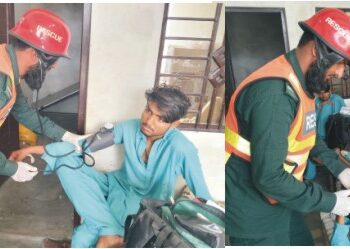 لَیَّہ: فوڈ پوائزننگ سے ایک ہی گھر کے 5 افراد کی حالت غیر، ریسکیو 1122 کا فوری رسپانس، توری کا سالن کھانے کے بعد الٹیوں اور تیز بخار کی شکایت، متاثرین ڈی ایچ کیو ہسپتال منتقل