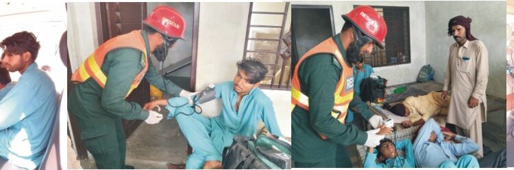 لَیَّہ: فوڈ پوائزننگ سے ایک ہی گھر کے 5 افراد کی حالت غیر، ریسکیو 1122 کا فوری رسپانس، توری کا سالن کھانے کے بعد الٹیوں اور تیز بخار کی شکایت، متاثرین ڈی ایچ کیو ہسپتال منتقل