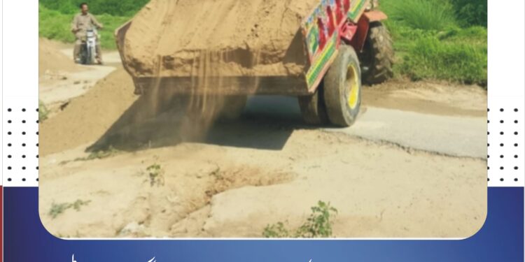 لدھانہ مائنر کے قریب سڑک میں پڑنے والے گڑھے کا نوٹس، ڈپٹی کمشنر آصف علی ڈوگر کے احکامات پر فوری مرمت مکمل