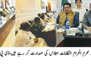 محرم الحرام کے دوران ضلع لیہ میں فول پروف سیکیورٹی انتظامات، امن و امان پر کوئی سمجھوتہ نہیں ہوگا: ڈپٹی کمشنر آصف علی ڈوگر ضلعی امن کمیٹی کا اجلاس، جلوسوں و مجالس کے راستوں پر تمام سہولیات کی فراہمی اور سوشل میڈیا پر اشتعال انگیز مواد کے خلاف کارروائی کا فیصلہ