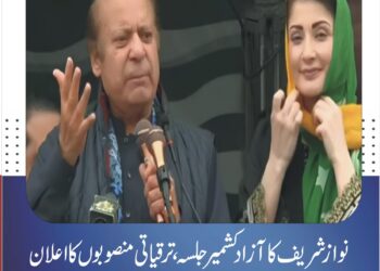 نواز شریف کا آزاد کشمیر جلسہ، ترقیاتی منصوبوں کا اعلان، 10 گرین بسیں اور 15 موبائل ہسپتال فراہم کرنے کا وعدہ عوام نے اعتماد کیا تو آزاد کشمیر میں پنجاب کی طرز پر ترقیاتی اقدامات کریں گے، موٹروے طرز کی شاہراہوں اور جدید انفراسٹرکچر پر کام کا اعلان