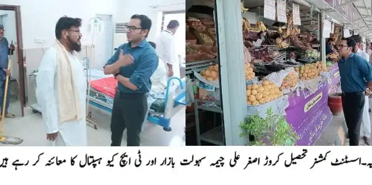 ڈپٹی کمشنر لیہ کا چوبارہ کا دورہ، اراضی ریکارڈ سنٹر اور سرکاری دفاتر میں سہولیات کا جائزہ