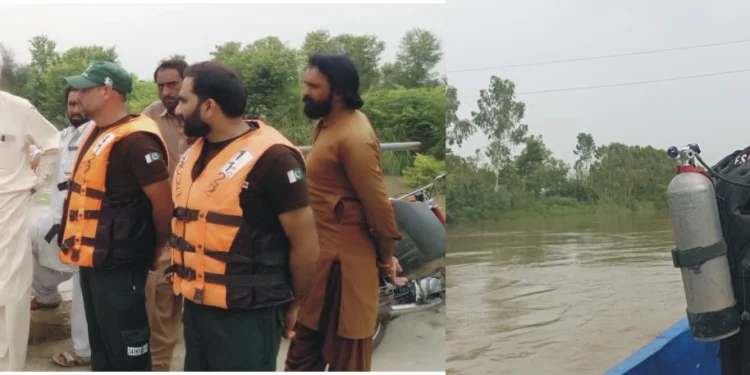 پل مائی جیون کے قریب خاتون کے دریائے لالہ کریک میں ڈوبنے کا خدشہ، ریسکیو 1122 کا سرچ آپریشن جاری صبح سے لاپتہ 40 سالہ حاجرہ بی بی کے جوتے کنارے سے برآمد، 7 رکنی واٹر ریسکیو ٹیم کشتیاں اور خصوصی آلات کے ساتھ تلاش میں مصروف