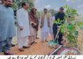 لیہ میں گرین پنجاب شجرکاری مہم تیز، ڈی سی آصف علی ڈوگر نے جی او آر میں پودا لگا دیا