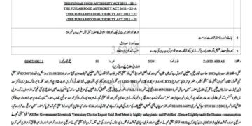پنجاب فوڈ اتھارٹی کی کارروائی، 485 کلو مضرِ صحت گوشت تلف، مقدمہ درج، ایک ملزم گرفتار