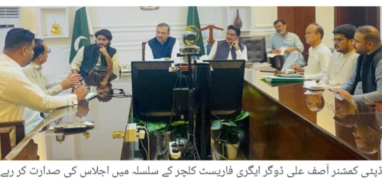 لیہ کو گرین ضلع بنانے کا عزم، غیر آباد زمینوں پر ایگری فاریسٹری کے فروغ کا فیصلہ