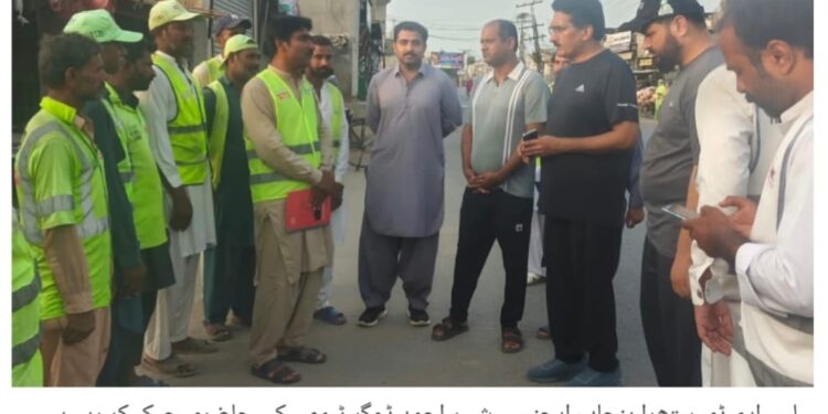 اے ڈی سی جی شبیر احمد ڈوگر کا علی الصبح شہر کا دورہ، صفائی آپریشن بلا تعطل جاری رکھنے کا حکم