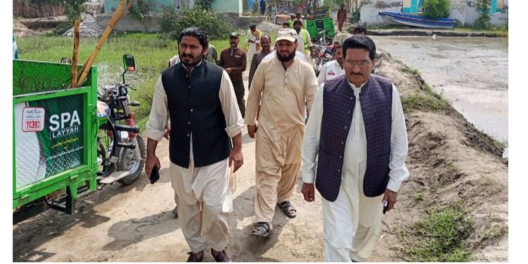 لیہ: دریائی کٹاؤ سے متاثرہ خاندانوں کے لیے 100 خیمے فراہم، تیار کھانا اور خشک راشن بھی دیا جائے گا