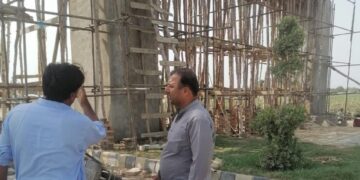 لیہ گیٹ کی تعمیر آخری مراحل میں داخل، ترقیاتی کام کا معیار و رفتار کا جائزہ
