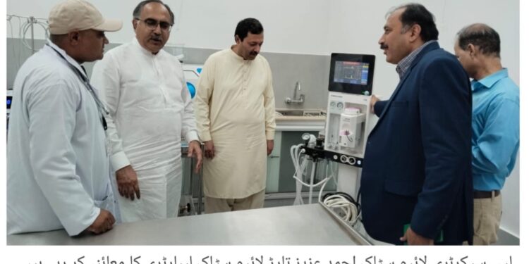 سیکرٹری لائیو سٹاک پنجاب کا لیہ اور چوبارہ کا دورہ، ویٹرنری سہولیات اور ترقیاتی منصوبوں کا جائزہ